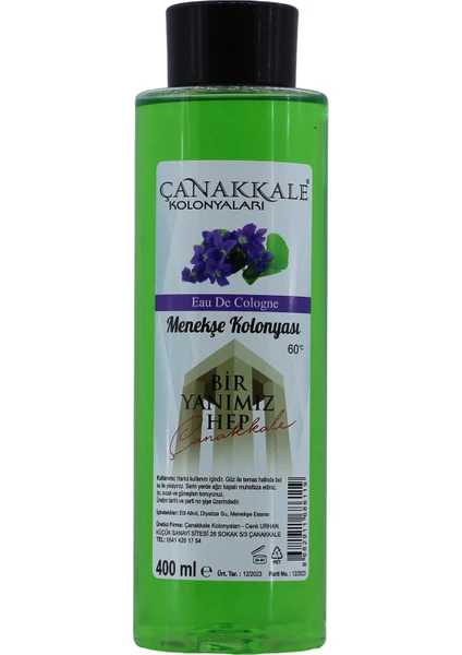 Menekşe Kolonyası - 400 ml - Pet Şişe