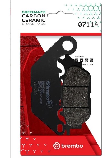 Nmax 125 / 155 (2015-2021) Karbon Seramik Arka Fren Balatası fiyatları