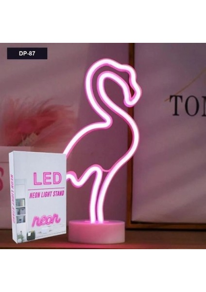 Flamingo Neon LED Lamba