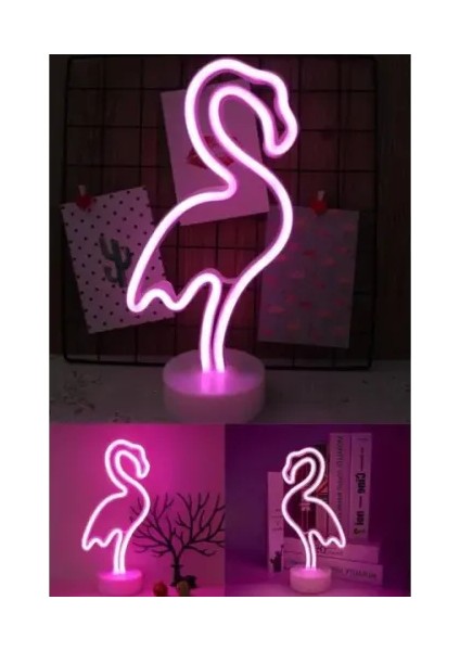 Flamingo Neon LED Lamba