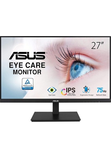 VA27DQSB 27" 75Hz 5ms (HDMI+DP) Freesync FHD IPS Monitör