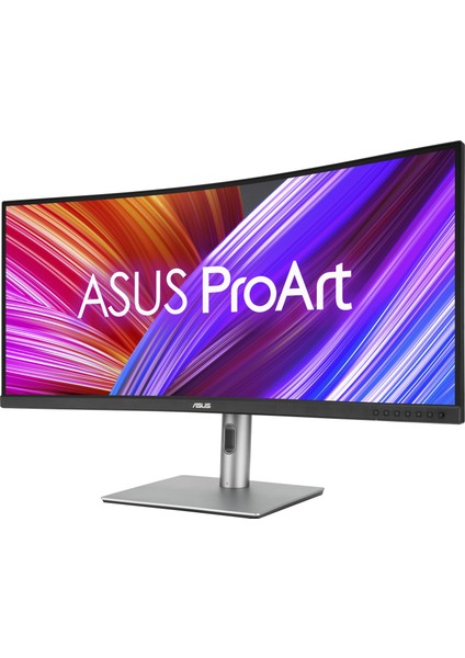 ASUS PROART PA34VCNV 34 KAVISLI IPS HDR 3440x1440 5MS  VESA 3YIL RJ45, EYECARE,%100 SRGB FLICKER-FREE,CERCEVESIZ,DUSUK MAVI ISIK YÜKSEKLİK AYARI USB-C PD90 W Monitör