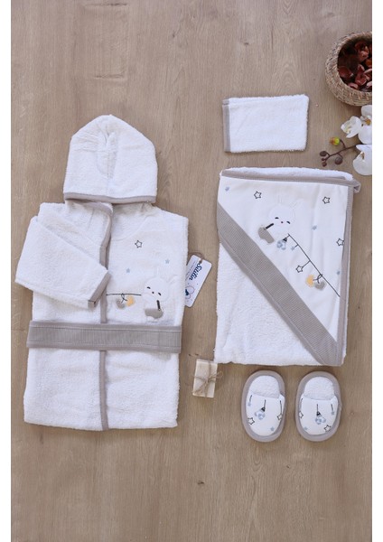 Erkek Bebek Bornoz Takımı Havlu Seti % 100 Pamuk Kumaş STL6444 fiyatları