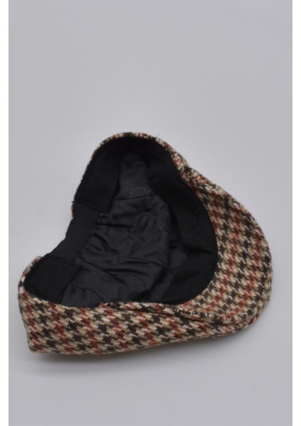 Desenli Camel Erkek Kasket Driver Şapka Flat Cap indirimleri