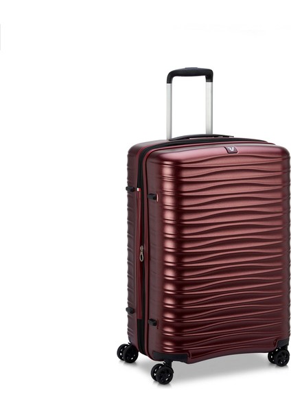 Unisex Valiz 41972389 Roncato Trolley Cabına 55 cm 4r Wave Rosso Scuro