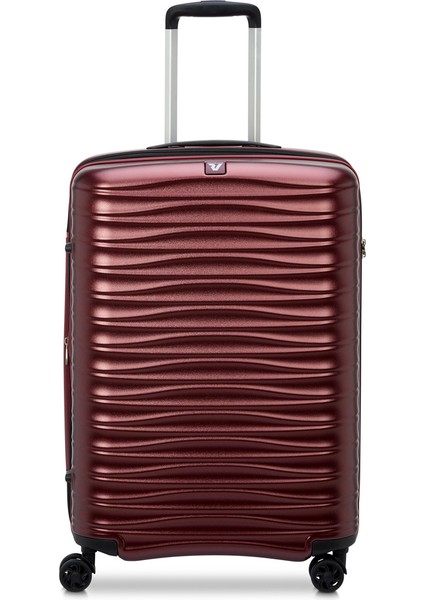 Unisex Valiz 41972389 Roncato Trolley Cabına 55 cm 4r Wave Rosso Scuro