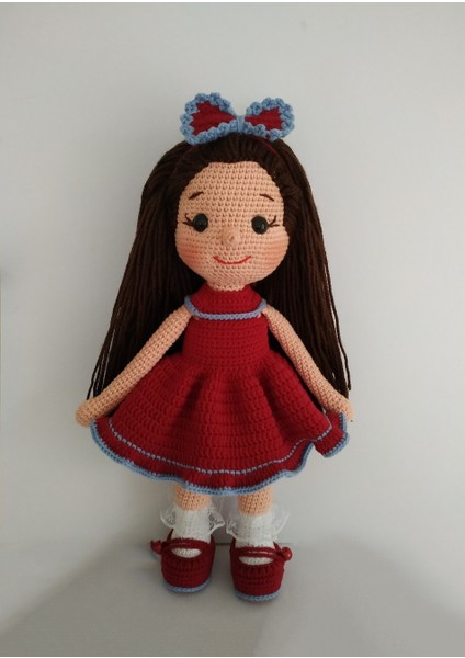 Bordo Fatoş Bebek Amigurumi Organik Oyuncak fiyatları