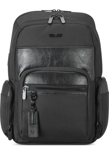 Unisex Sırt Çantası 41226001 Roncato Zaıno Busıness 2 Comp. (Pc 15.6/tablet/usb) Nevada Nero Ballıstıc