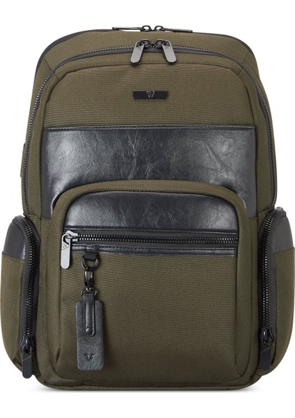 Unisex Sırt Çantası 41226057 Roncato Zaıno Busıness 2 Comp. (Pc 15.6/tablet/usb) Nevada Verde Mıl.