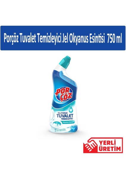 Tuvalet Temizleyici Jel Okyanus Esintisi 750ML x 4 Adet