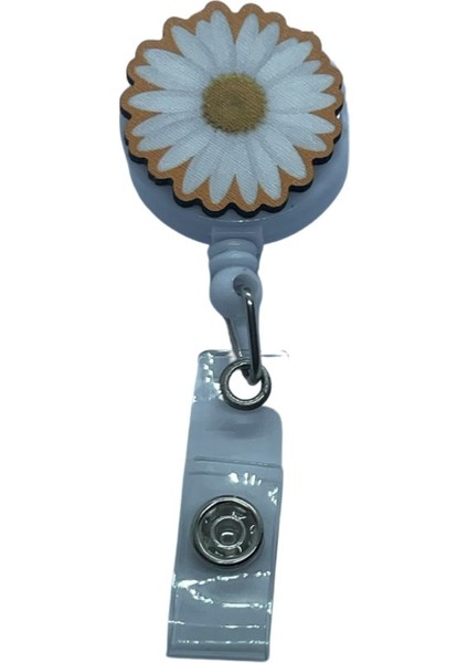 Papatya Çiçeği Yoyo Yaka Kartlığı Yoyo Kartlık