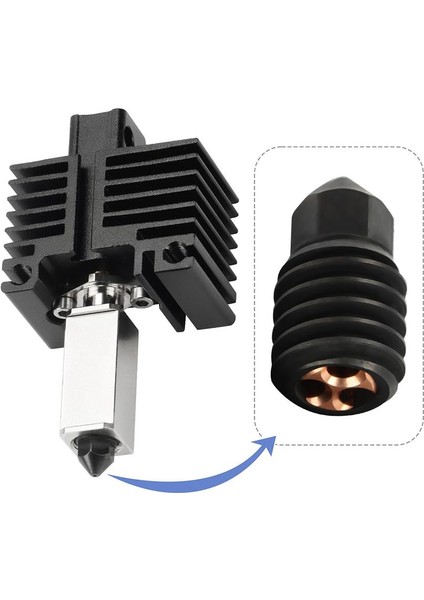 Bambu Lab Sertleştirilmiş Cht Çelik Nozzle 500°C(0.2MM) modelleri