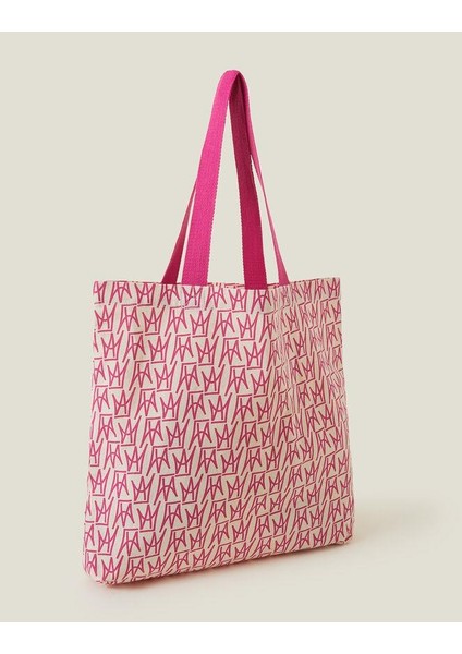 Taç Işlemeli Sağlam Askılı Pembe Alışveriş ve Geniş Omuz Çantası modelleri