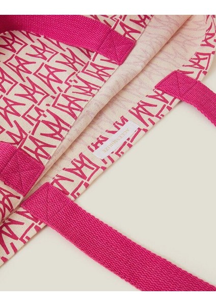 Taç Işlemeli Sağlam Askılı Pembe Alışveriş ve Geniş Omuz Çantası fırsatları