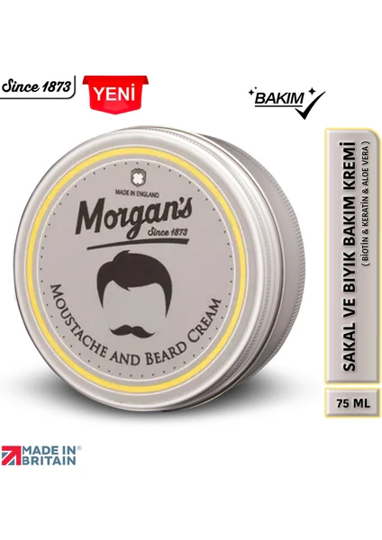 Morgan's Pomade Moustache And Beard Cream - Nemlendirici Bıyık ve Sakal Kremi 75 ml