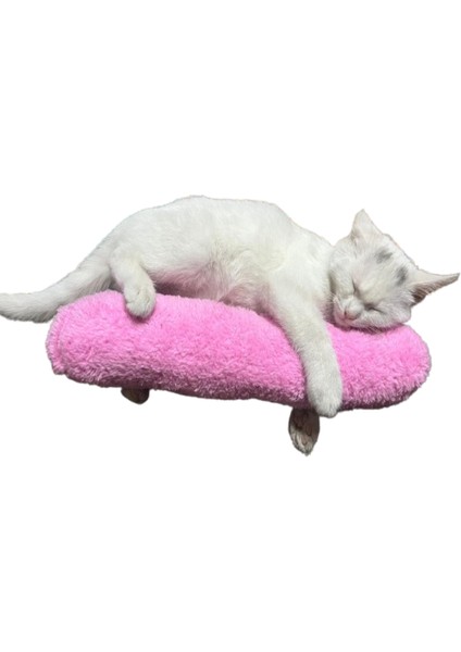 Tineke Kedi Oyuncağı Sarılma Yastığı Uyku Oyuncağı Kedi Otlu 30 cm Peluş ( 1 Adet