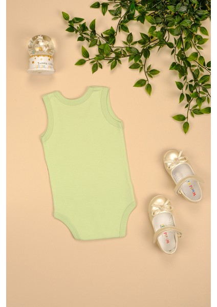 Pamuklu Kalın Askılı Yumuşak Çıtçıt Body Zıbın