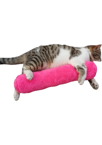 Tineke Kedi Oyuncağı Sarılma Yastığı Uyku Oyuncağı Kedi Otlu 30 cm Peluş ( 1 Adet
