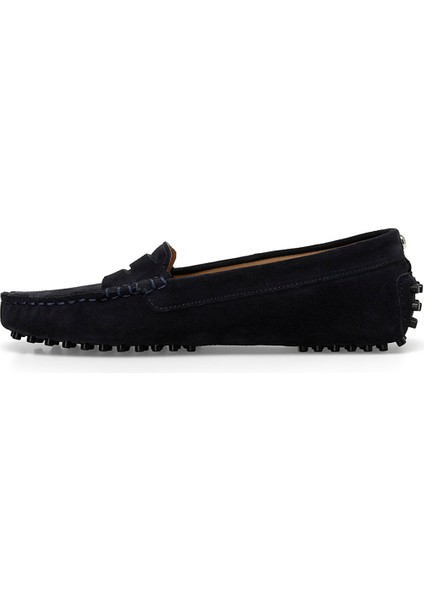 Madlyn 4fx Lacivert Kadın Loafer modelleri