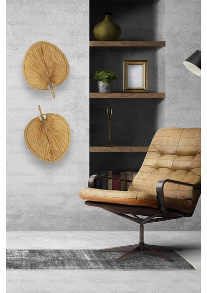 Naturel Home Bohem Japon Yelpazesi 55X70 Cm, Duvar Dekorasyon, Duvar Süsü, Iskandinav, Modern, Rattan