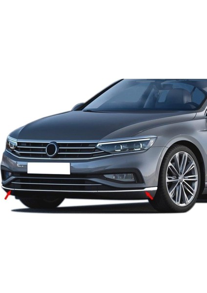 Volkswagen Passat B8.5 Ön Tampon Alt Çıtası Kromu 3 Parça 2019+