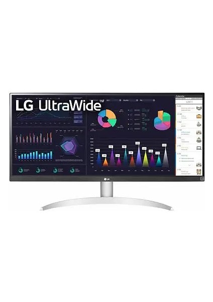 Lg Ultrawide 29'' 2560 x 1080 Wfhd Beyaz Wide Monitör, Amd Freesync, 3 Yönlü Neredeyse Çerçevesiz Tasarım , 2 Adet 7W Stereo Hoparlör 29WQ600-W.APD