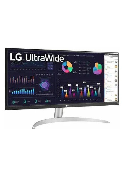 Lg Ultrawide 29'' 2560 x 1080 Wfhd Beyaz Wide Monitör, Amd Freesync, 3 Yönlü Neredeyse Çerçevesiz Tasarım , 2 Adet 7W Stereo Hoparlör 29WQ600-W.APD