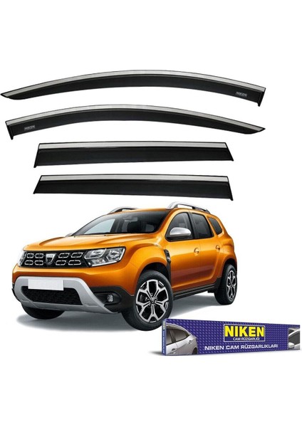 Dacia Duster Cam Rüzgarlığı Kromlu 2018+