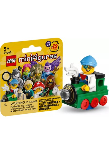 Minifigür 71045 Seri 25 - 10 - Train Kid