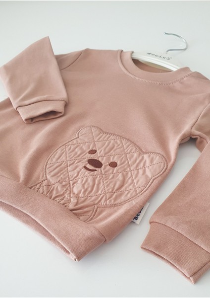 Kapitone Bear Ceketli 3lü Erkek Bebek Takımı