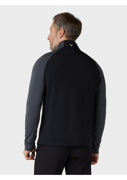 Aquapel Mixed Media Pullover - Erkek Teknik Kumaş Kazak