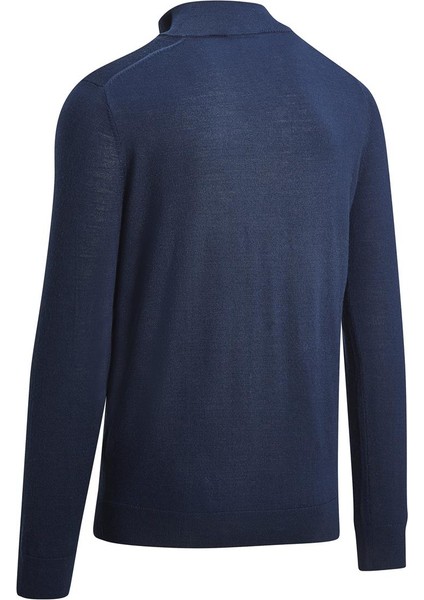 1/4 Zip Merino Sweater / Erkek Yün Karışımlı Ince Kazak fiyatları