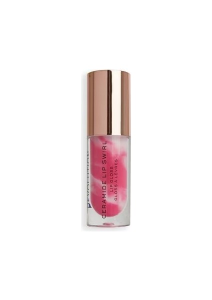 Swirl Ceramide Lip Gloss Berry Pink