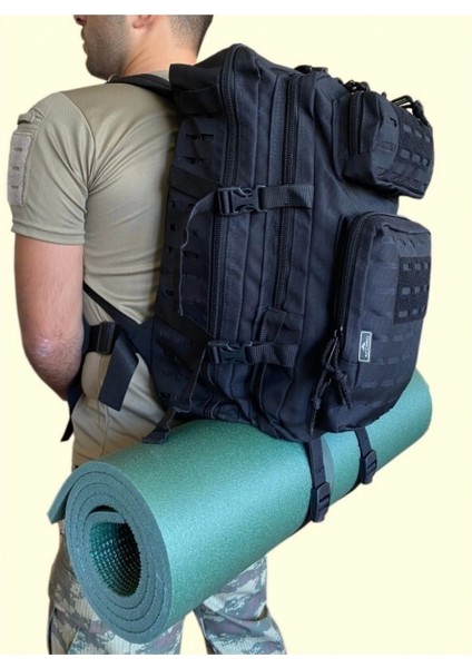 Siyah Cordura Kumaş Taktikal Sırt Çantası 55 L fiyatları