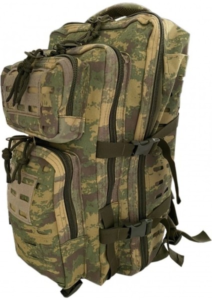 Kamuflaj Cordura Kumaş Taktikal Sırt Çantası 55 L