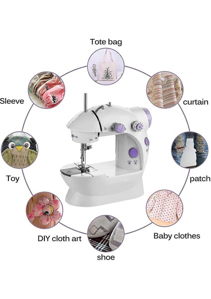 Mini Ev Dikiş Makinesi Pedallı Sewing Machine