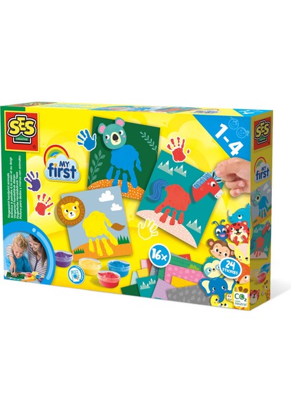 Ilk Parmak Boya Setim - Elle Boyanan Hayvanlar