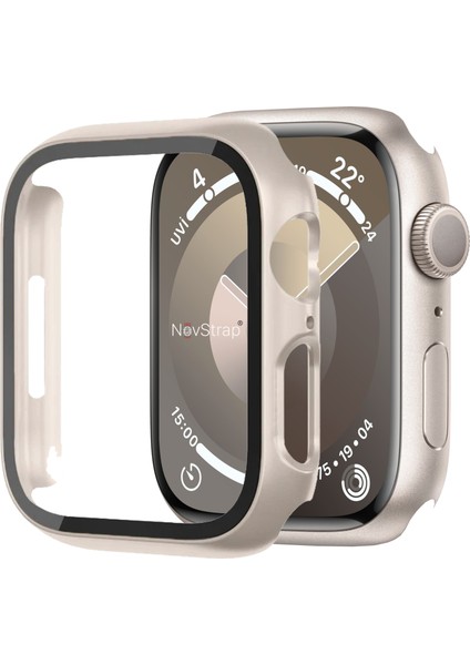 Apple Watch 4/5/6/se Seri 44MM ile Uyumlu Starlight Yıldız Işığı Ekran Kasa Koruyucu Kapak