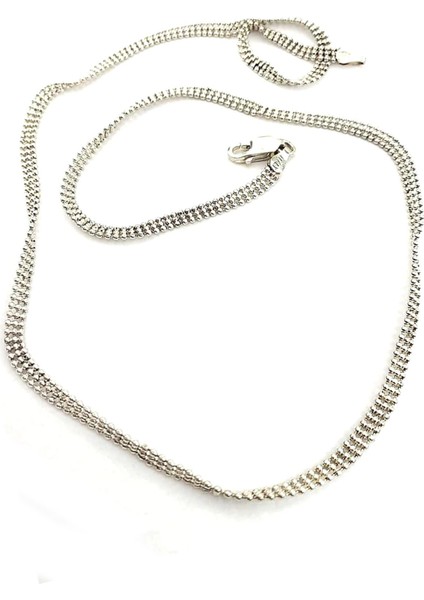 gümüş italyan tasarımı zincir kolye 50cm fiyatları