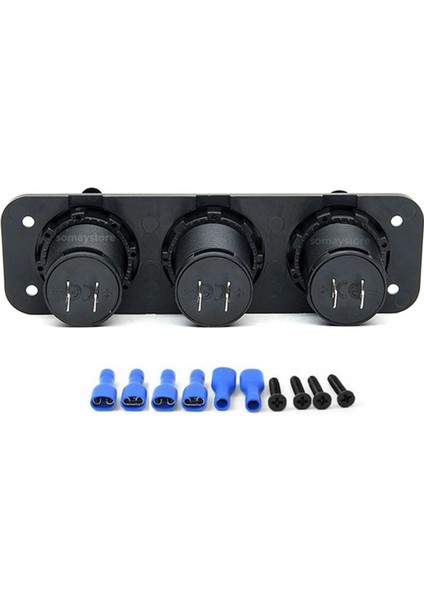 Marin Şarj + Şarj + Şarj Soketi Plastik Çerçeveli 12-24V fiyatları