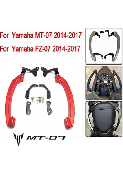 Mt-07 Fz-07 2014-2017 Cnc Artçı Yolcu Güvenlik Tutacak Seti Sarı Renk