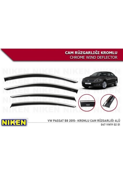 B8 Kromlu Cam Rüzgarlığı fiyatları