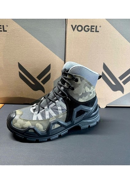 Vogel Guard Xr Kamuflaj Su Geçirmez Suet Deri Siyah Bot fiyatları