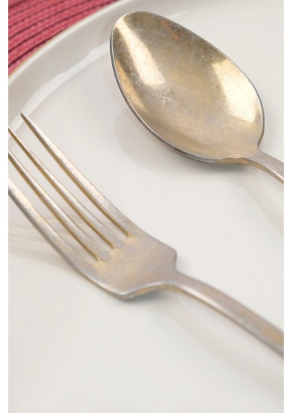 Maya Eskitme Gold Yemek Çatal Kaşık Bıçak Takımı 18 Parça fiyatları