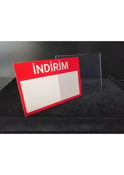 Şeffaf Etiket 5 Adet Pvc A6 Etiketlik Menülük Broşürlük 10X15 cm Halı Mobilya Ürün Etiketliği A6 Masaüstü Föylük