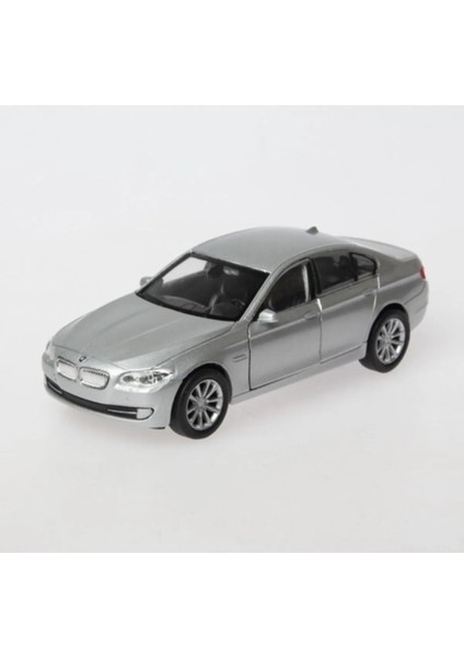 Bmw M5 1/36 Ölçek Gri Diecast Çek Bırak Metal Model Araba