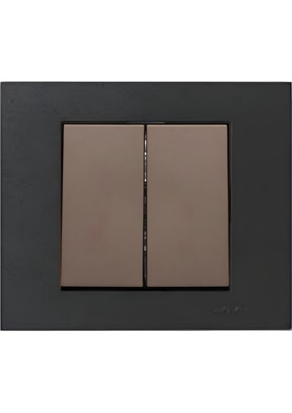 Grano Metalik Komütatör Mocha + Siyah Çerçeve