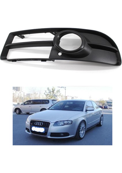 Audi A4 2004 - 2007 Sis Farı Çerçevesi Izgarası Sol Sisli