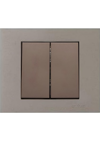 Grano Metalik Komütatör Mocha + Antrasit Çerçeve