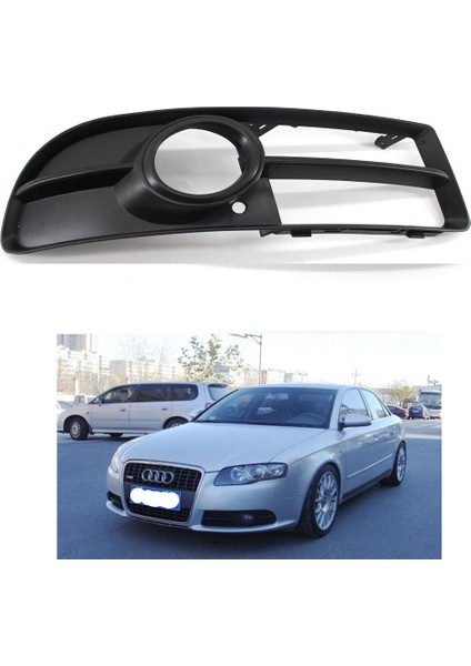 Audi A4 2004 - 2007 Sis Farı Çerçevesi Izgarası Sağ Sisli